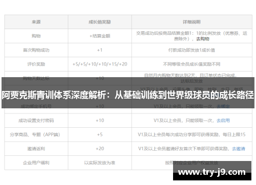 阿贾克斯青训体系深度解析:从基础训练到世界级球员的成长路径 阿贾克斯青训体系深度解析:从基础训练到世界级球员的成长路径